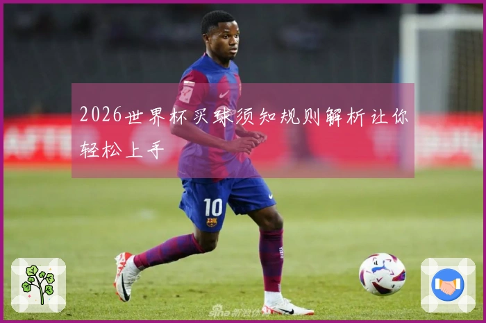 2026世界杯买球须知规则解析让你轻松上手